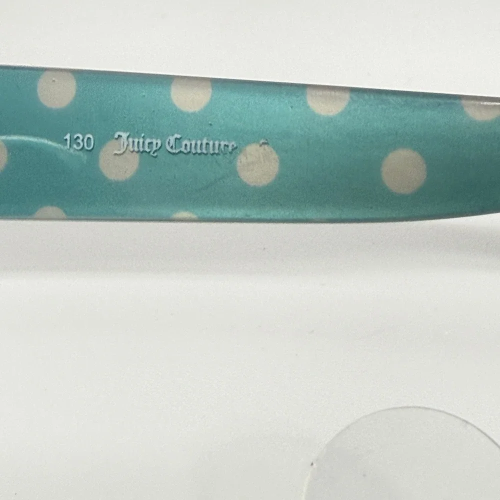 Juicy Couture JU 551/S 0086 Tortoise Teal Polka Dot Eyeglasses 54-16-130 21808‎